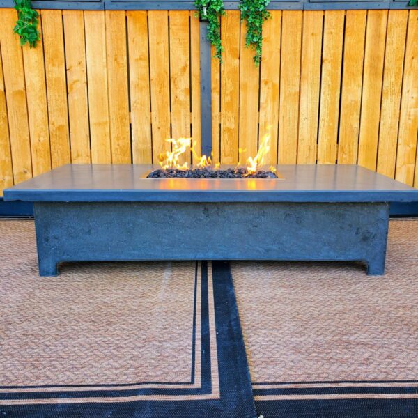 Castin Crete Harmony Fire Table – Rectangular Propane or Natural Gas