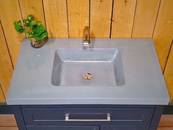 Rounded Rectangle Vanity Sink - Image 3