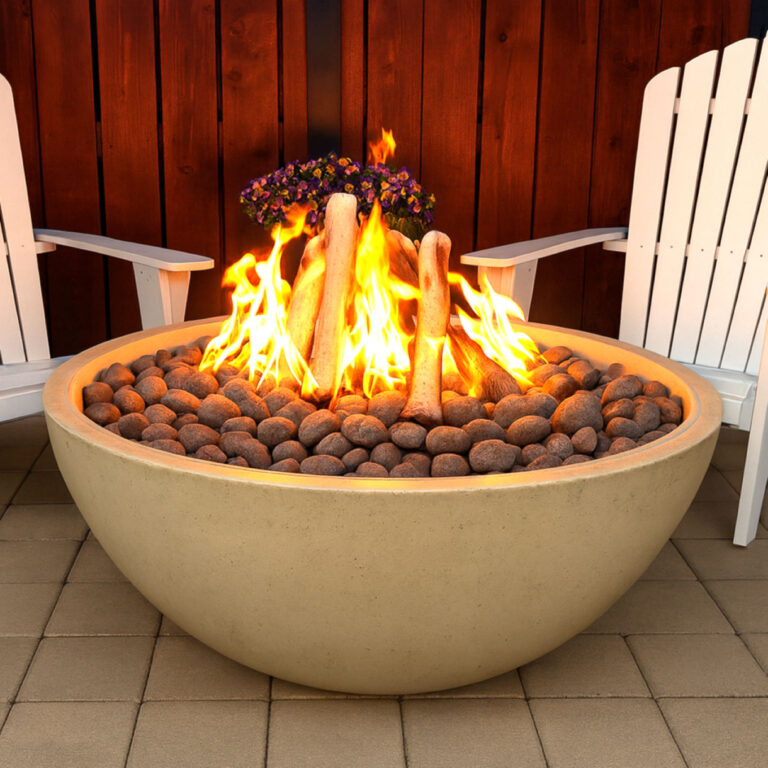 CastinCrete Zen concrete fire bowl handcrafted in Wisconsin