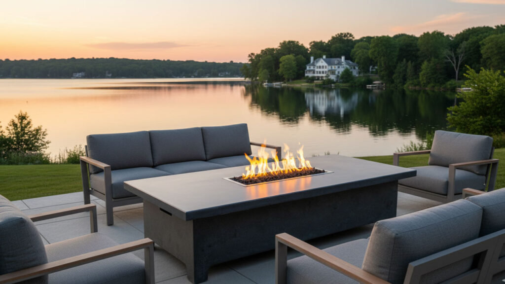 Harmony Fire Table – Modern Outdoor Fire Feature